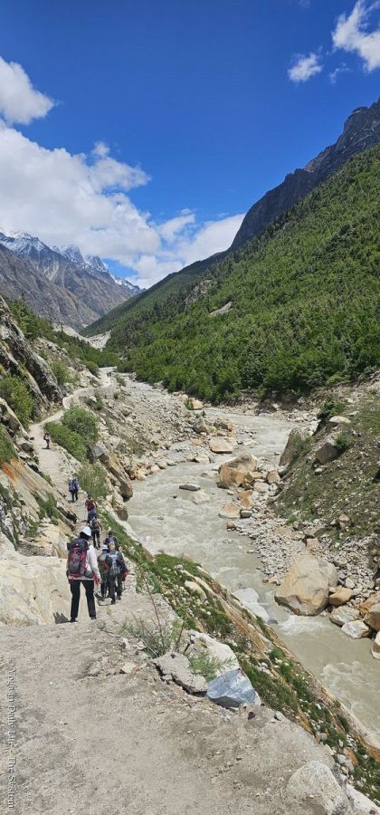6.7. 260603 1.day from gangotri to 1. camp chirbasa wm